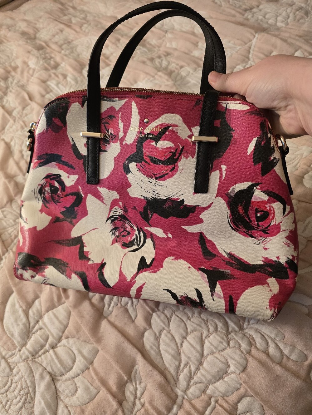 Kate Spade Rose Purse RARE